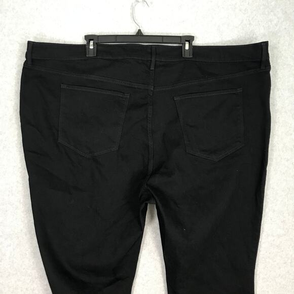 Old Navy Jeans Womens Plus Size 28 Black Kicker Bootcut Stretch Capsule READ - Picture 9 of 12
